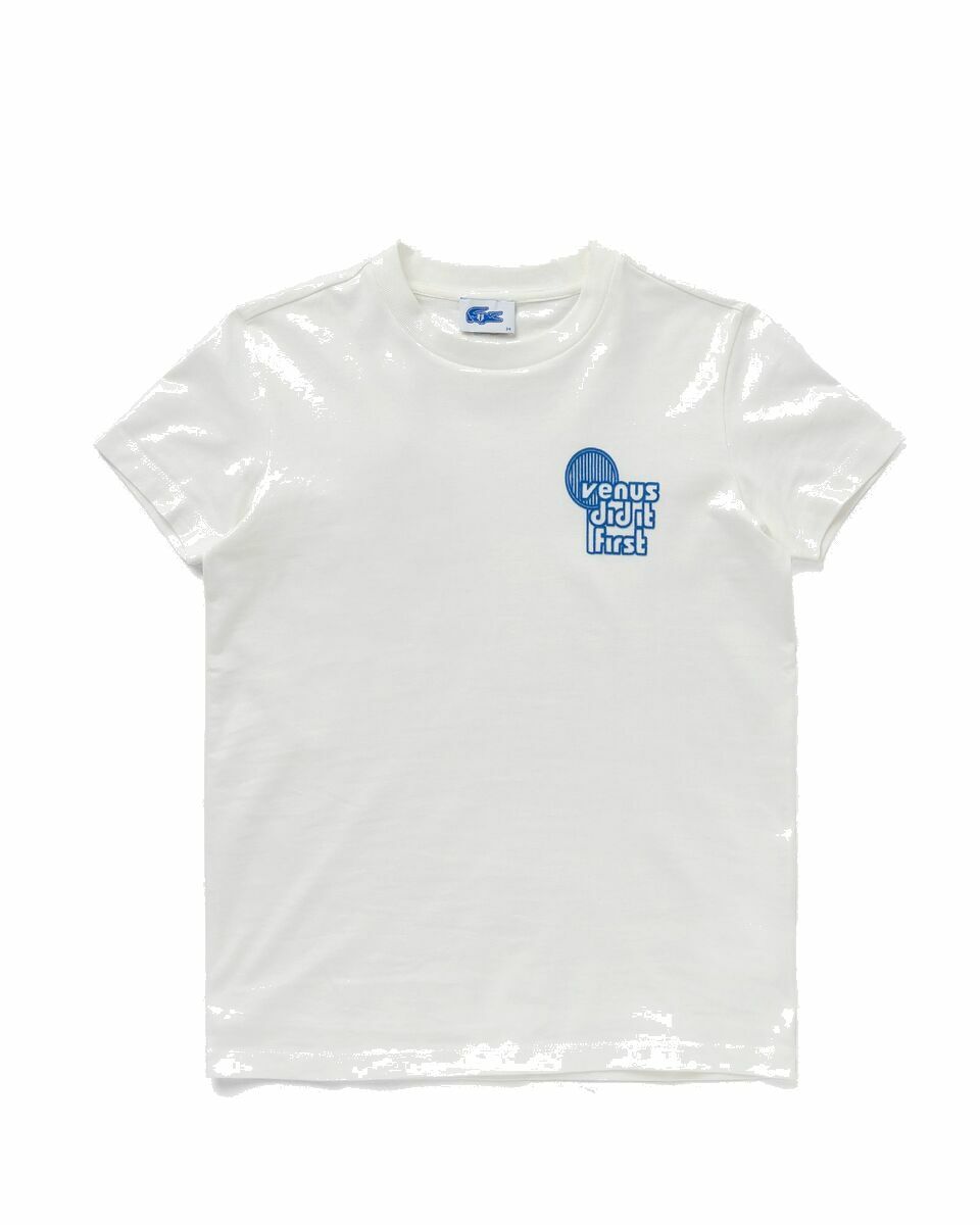 Photo: Lacoste Lacoste X Venus T Shirt White - Womens - Shortsleeves