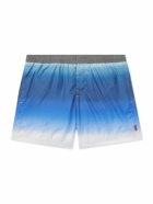 Missoni - Straight-Leg Mid-Length Printed Swim Shorts - Blue
