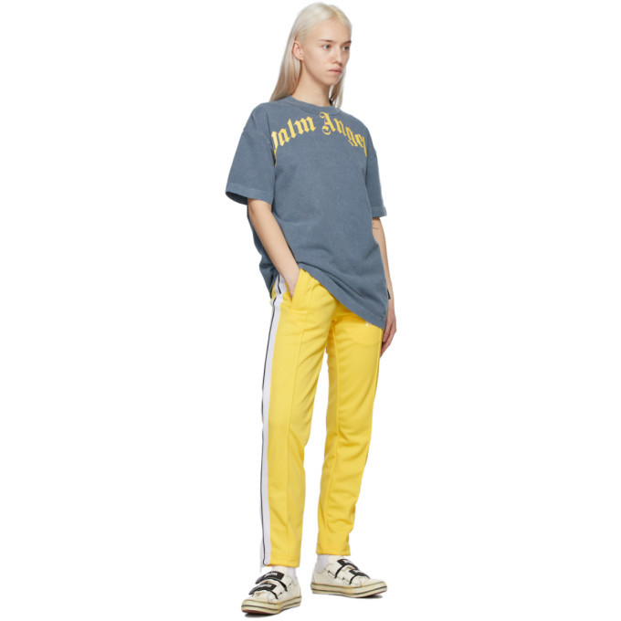 VINTAGE S/S T-SHIRT in yellow - Palm Angels® Official