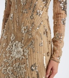 Georges Hobeika Embellished tulle gown
