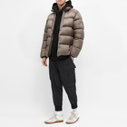 Moncler Men's Cevenne Garment Dyed Down Jacket in Grey