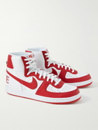 Nike - Terminator Leather High-Top Sneakers - Red