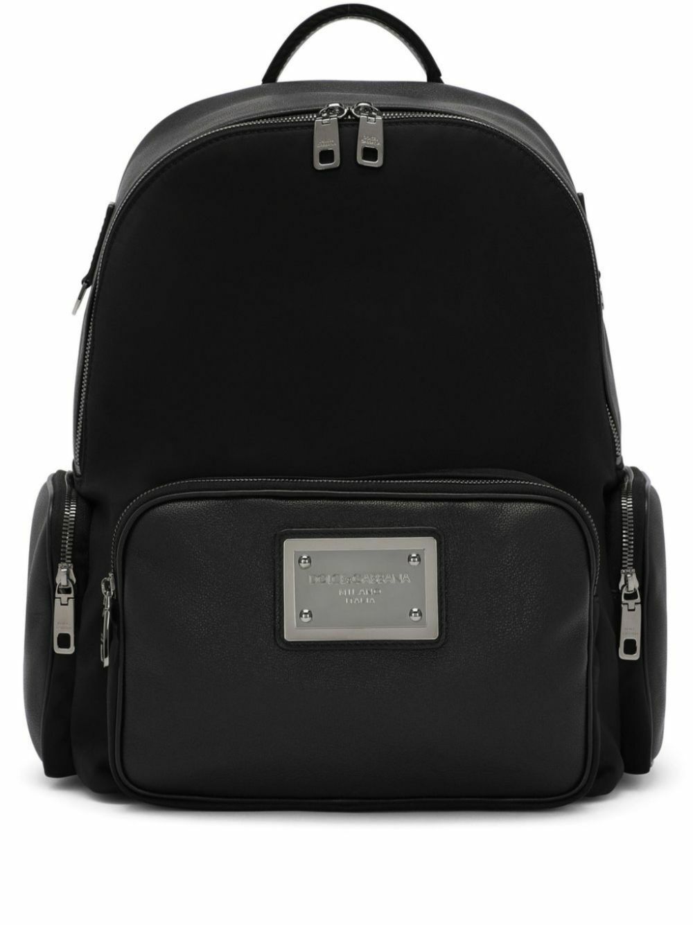 Dolce and Gabbana Black Scuba Family Backpack Dolce & Gabbana