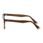 RETROSUPERFUTURE Brown Flat Top Glasses