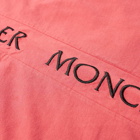 Moncler Men's Taped Seam Logo T-Shirt in Pink