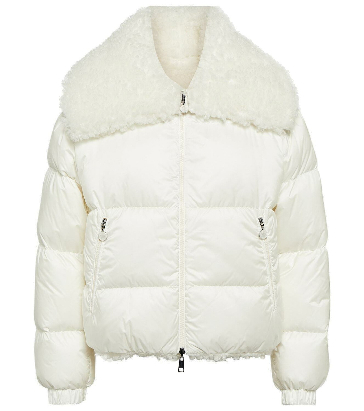 Moncler Murray faux shearling-trimmed jacket Moncler