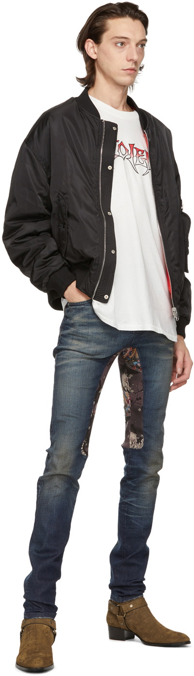 Stolen Girlfriends Club Reversible Black Stolen Bomber Jacket