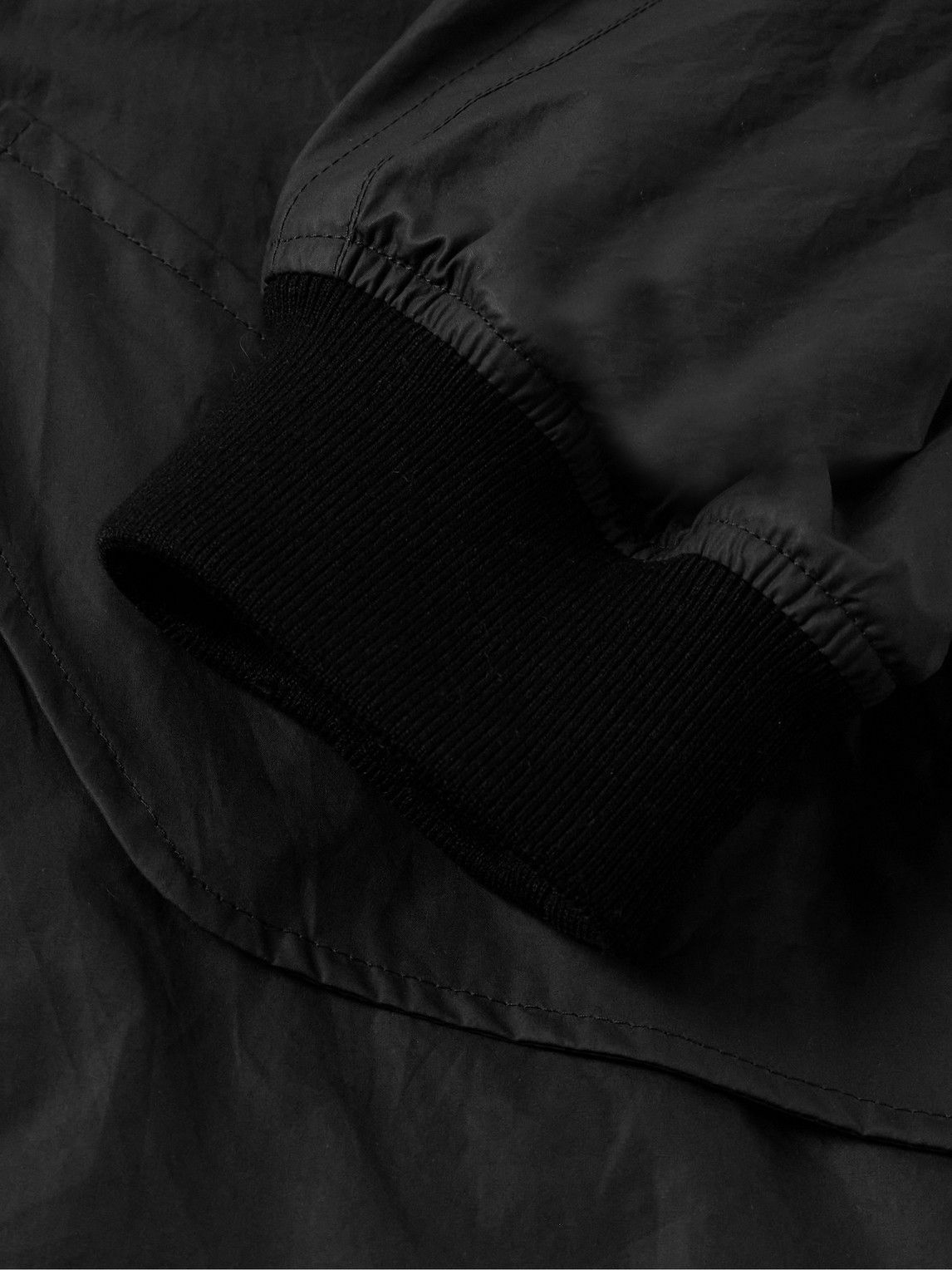 The Row - Kemet Oversized Coated-Cotton Hooded Jacket - Black