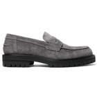 Mr P. - Jacques Suede Loafers - Gray