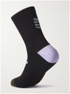 MAAP - Flag Colour-Block Stretch-Knit Cycling Socks - Black