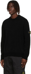 Stone Island Black Chenille Sweater