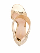 Gianvito Rossi Gold Lucrezia 105 Leather Sandals