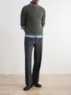 NN07 - Gavin 60073 Wool-Blend Bouclé Sweater - Green