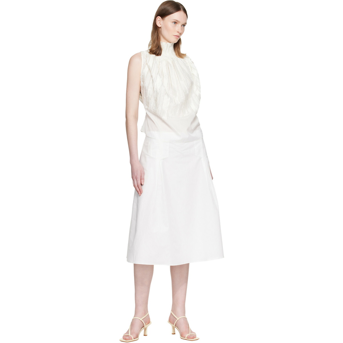 Paloma Wool White Lupe Top