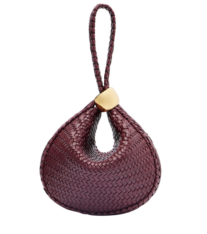 Photo: Amanu Zambia woven leather clutch