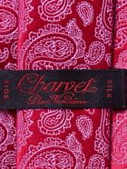 CHARVET - Paisley Silk-Jacquard Tie - Red