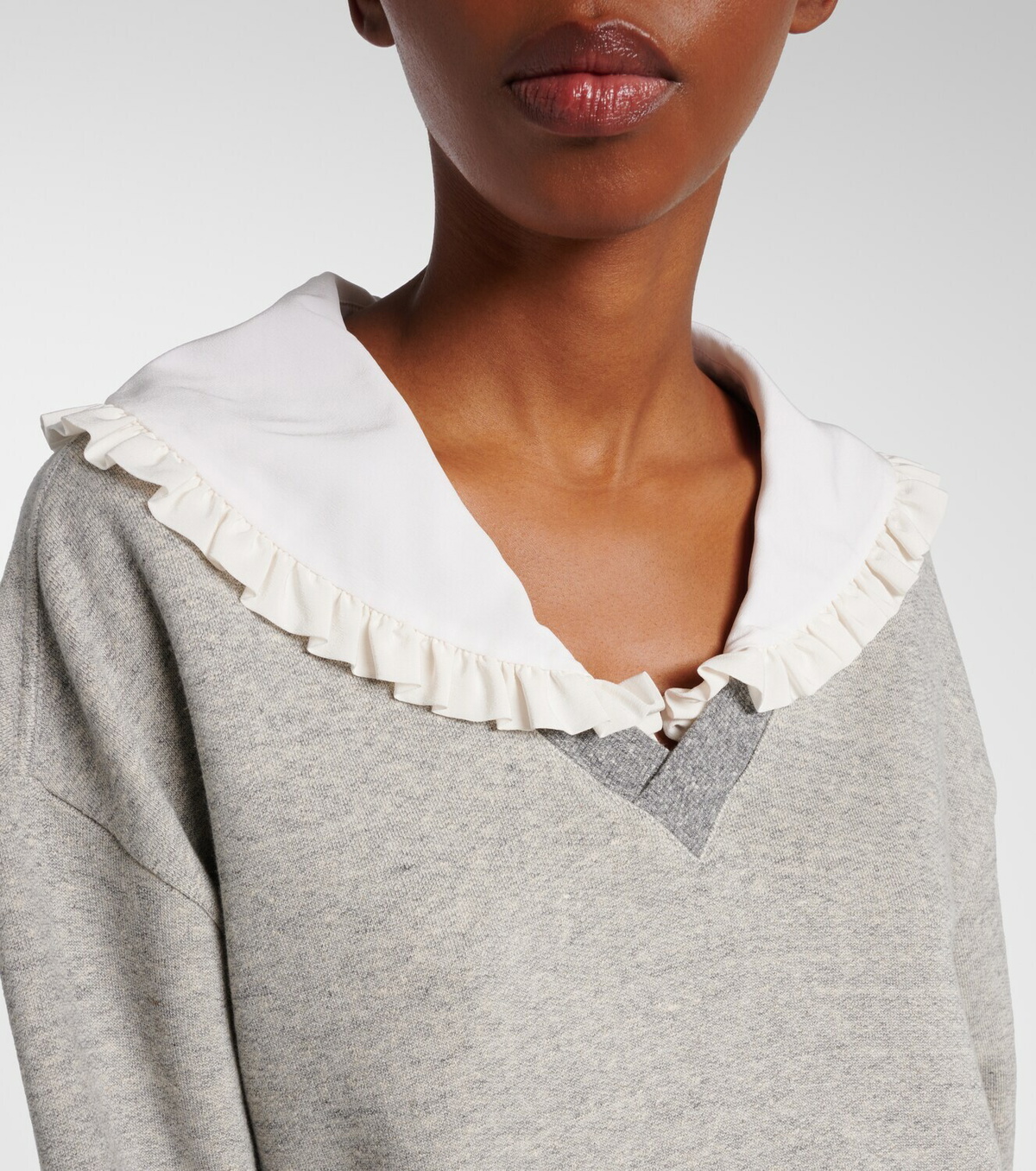 Chloé Cotton-blend French Terry sweatshirt