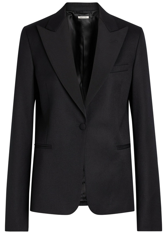 Photo: JW Anderson Tuxedo Wool Blazer Black