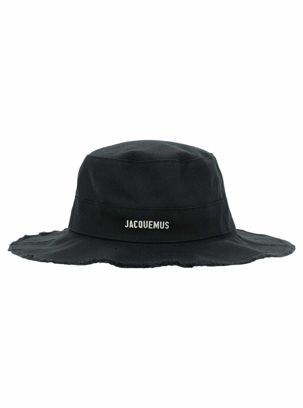 【JACQUEMUS】 Bob Gelato canvas bucket hat JACQUEMUS Off-White & Navy 'Le Bob Gelato' Bucket Hat Jacquemus