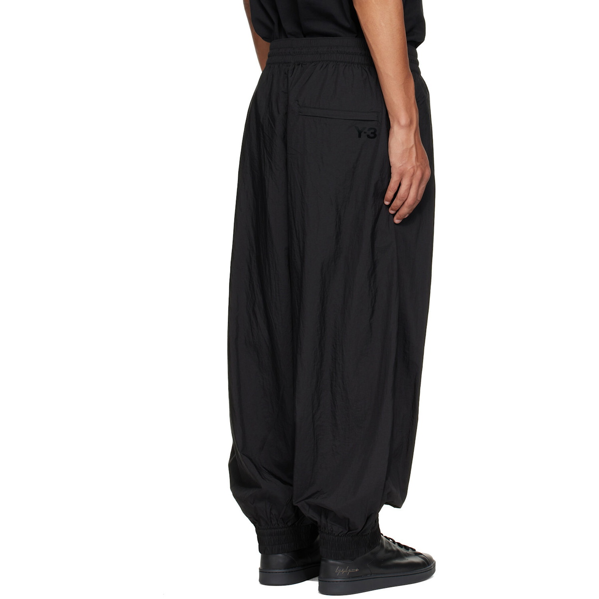 Y-3 Black Gradient 3-Stripes Nylon Track Pants