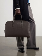 Smythson - Full-Grain Leather Weekend Bag