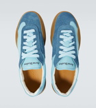 Acne Studios Bars M suede-trimmed sneakers