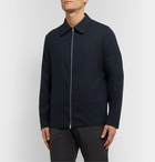 Barena - Slub Woven Blouson Jacket - Blue