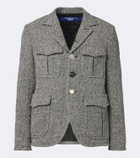 Junya Watanabe Herringbone wool-blend blazer