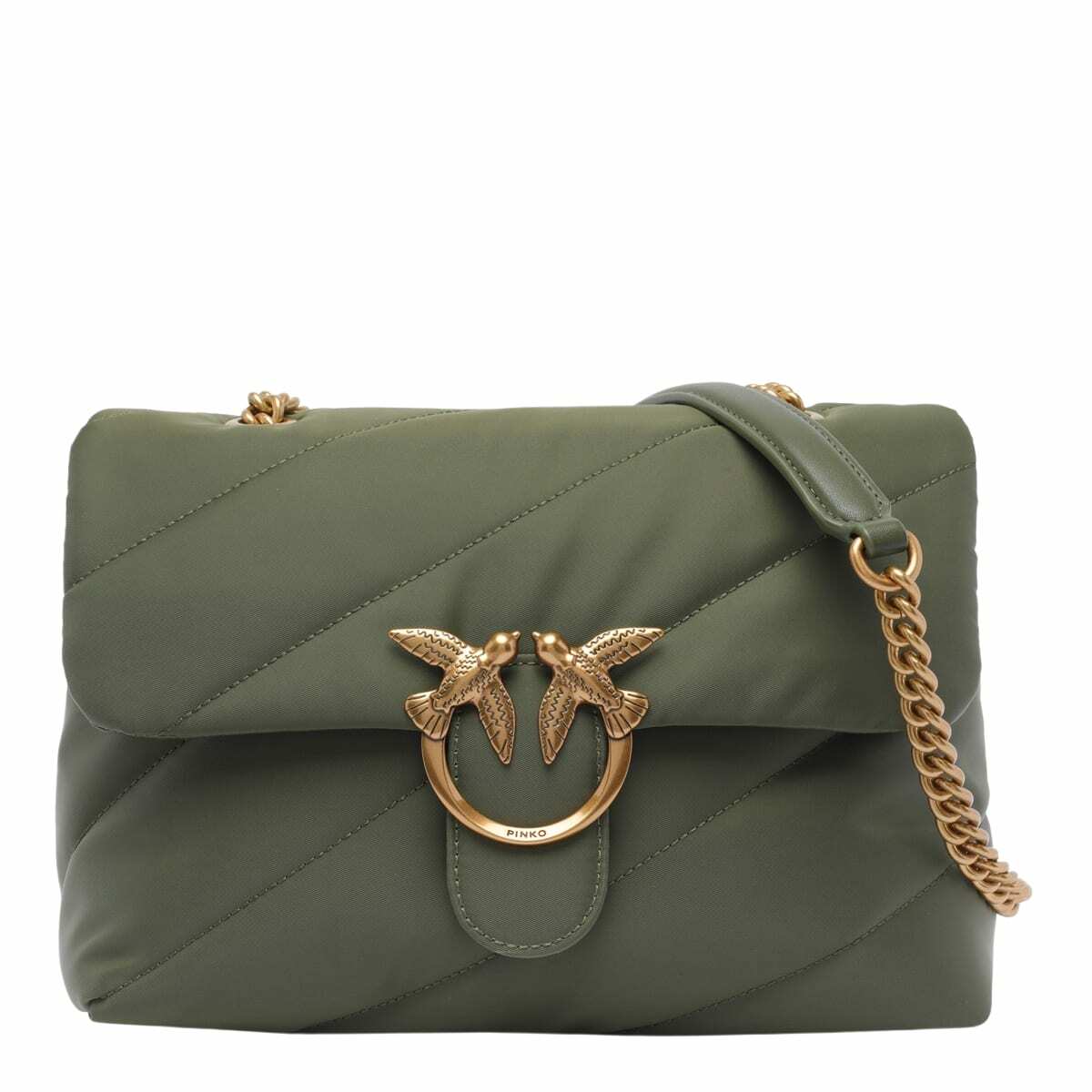Pinko Love Bag Recycled Tissue Crossbody Bag