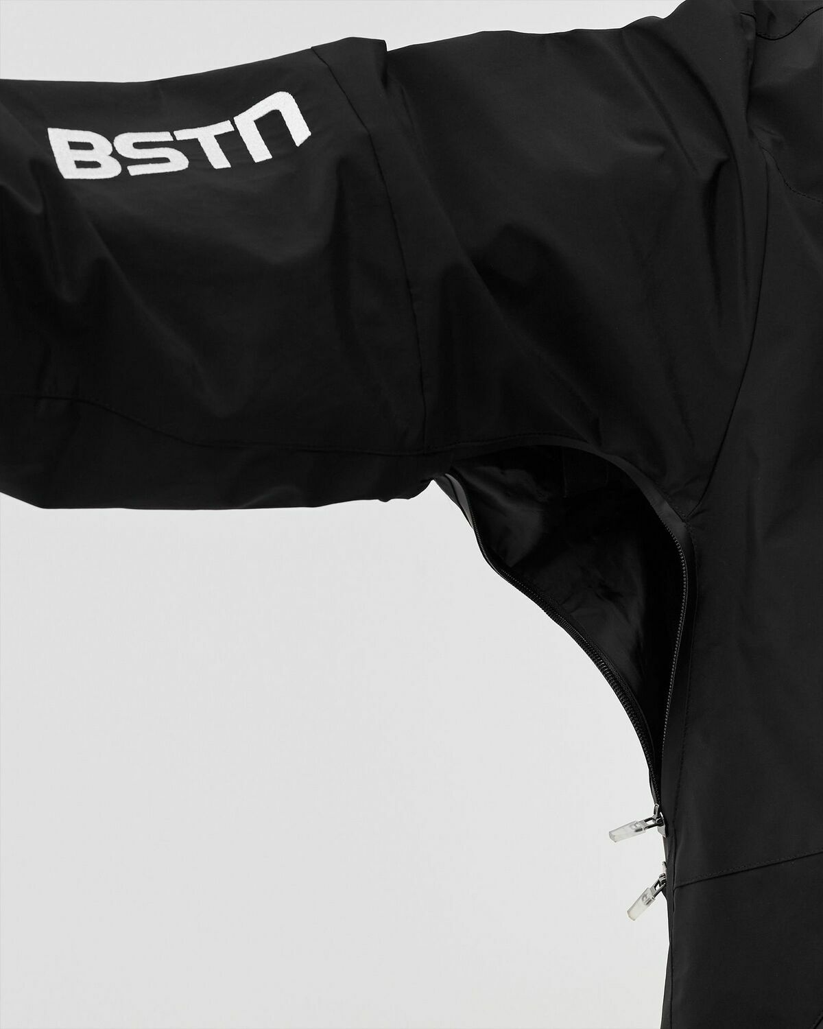 Bstn Brand Oversized Shell Jacket Black - Mens - Shell Jackets