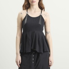 TOGA ARCHIVES Women's TOGA Rib Flare Camisole in Black