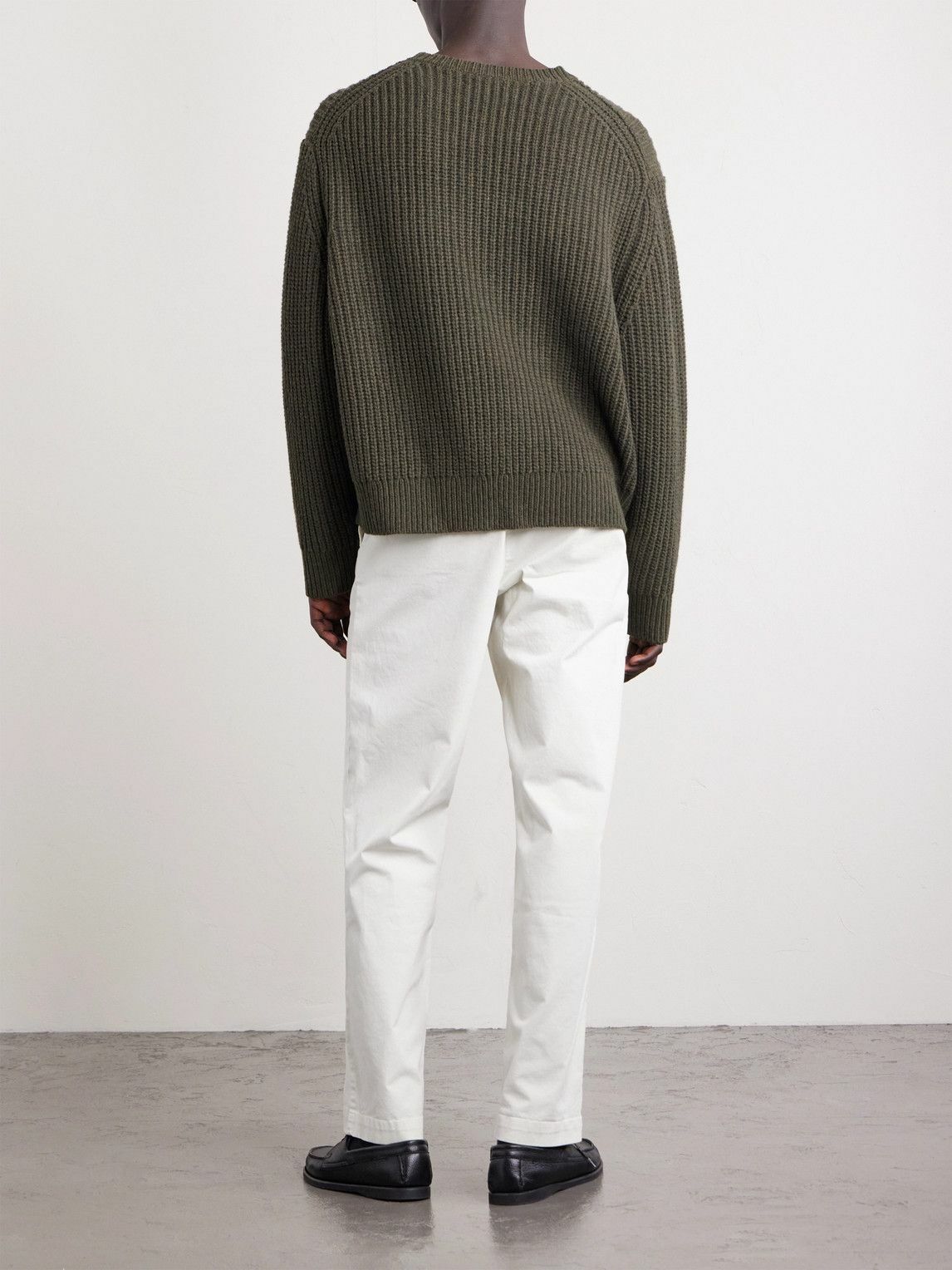 Nili Lotan - Alessio Straight-Leg Stretch Cotton-Blend Twill Trousers - White