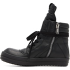 Rick Owens Black Tower Geobasket Sneakers