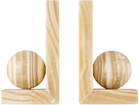 Soho Home Beige Mango Onyx Prato Bookends