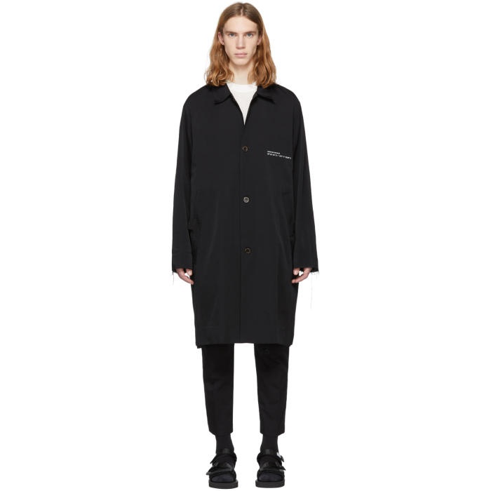 Photo: Song for the Mute Black Wander Beach Coach Coat
