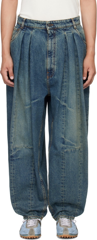 Photo: Hed Mayner Blue Denim Jeans