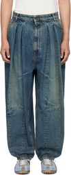 Hed Mayner Blue Denim Jeans