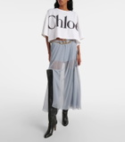 Chloé Silk chiffon maxi skirt
