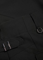 High Madrigaz Wide-leg Woven Trousers Black