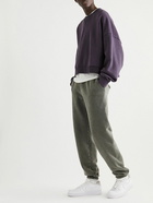 Entire Studios - Tapered Garment-Dyed Cotton-Jersey Sweatpants - Black