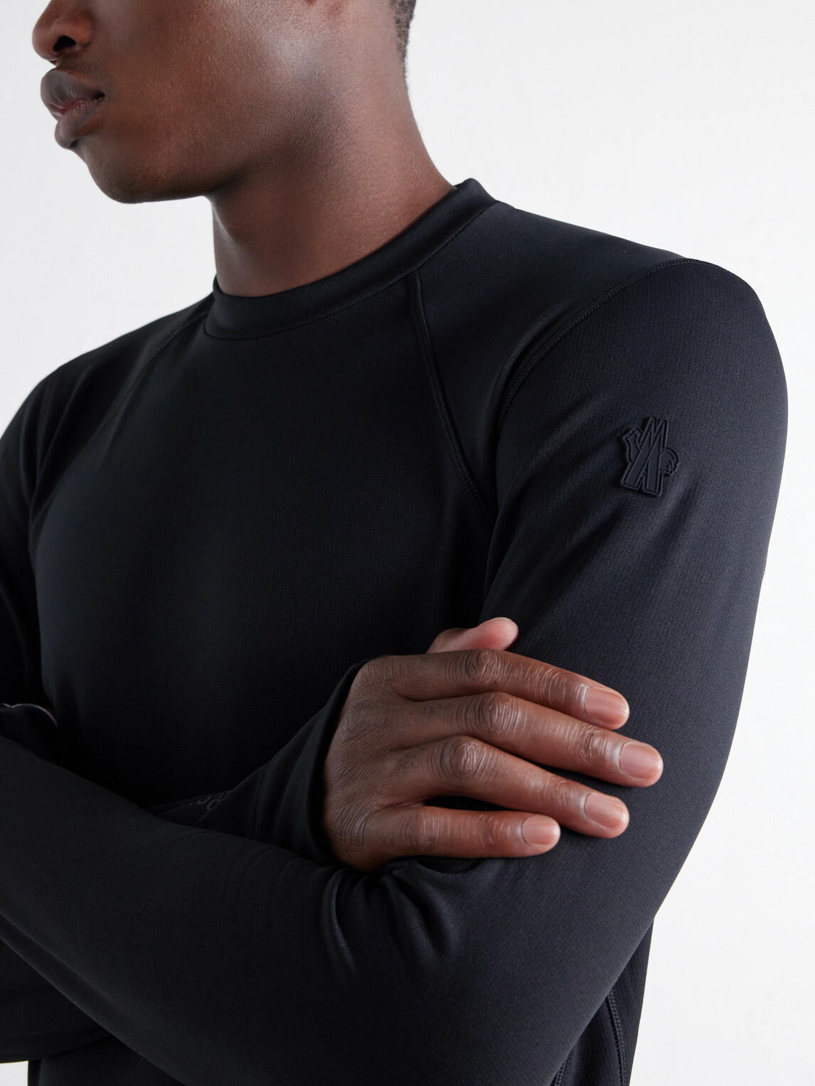 Moncler Grenoble - Polartec® Power Grid™ Jersey Base Layer - Black