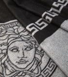 Versace Home Greca Key and Medusa blanket