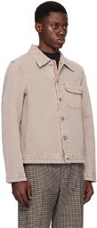 OUR LEGACY Taupe Rebirth Denim Jacket