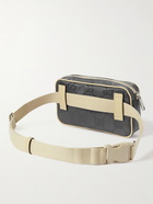 GUCCI - Off the Grid Leather-Trimmed Monogrammed ECONYL Canvas Belt Bag