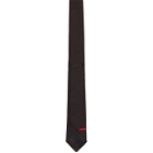 Givenchy Black and Red Stripe and Star Tie