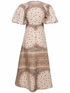 ZIMMERMANN - Day Printed Linen Midi Dress