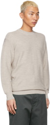 Lemaire Beige Crewneck Sweater