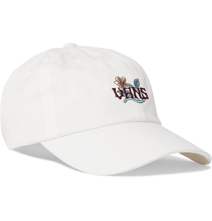 Photo: Vans - Walash Logo-Embroidered Cotton-Twill Baseball Cap - White