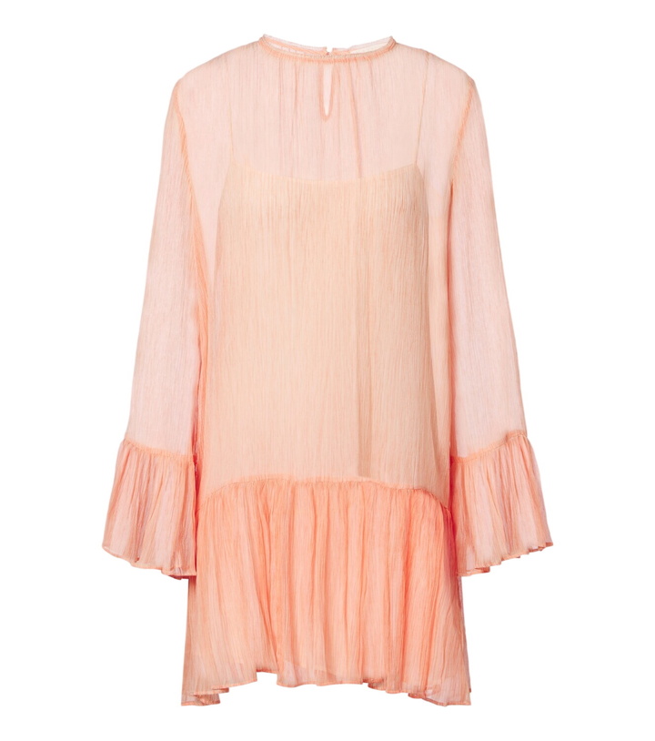 Photo: Ulla Johnson Emmeline ruffled silk chiffon minidress