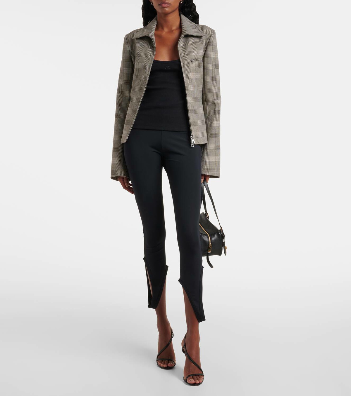 Courrèges Jersey capri pants
